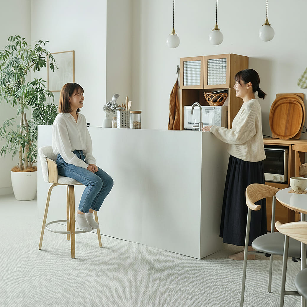 m-cc02 回転式ダイニングチェア