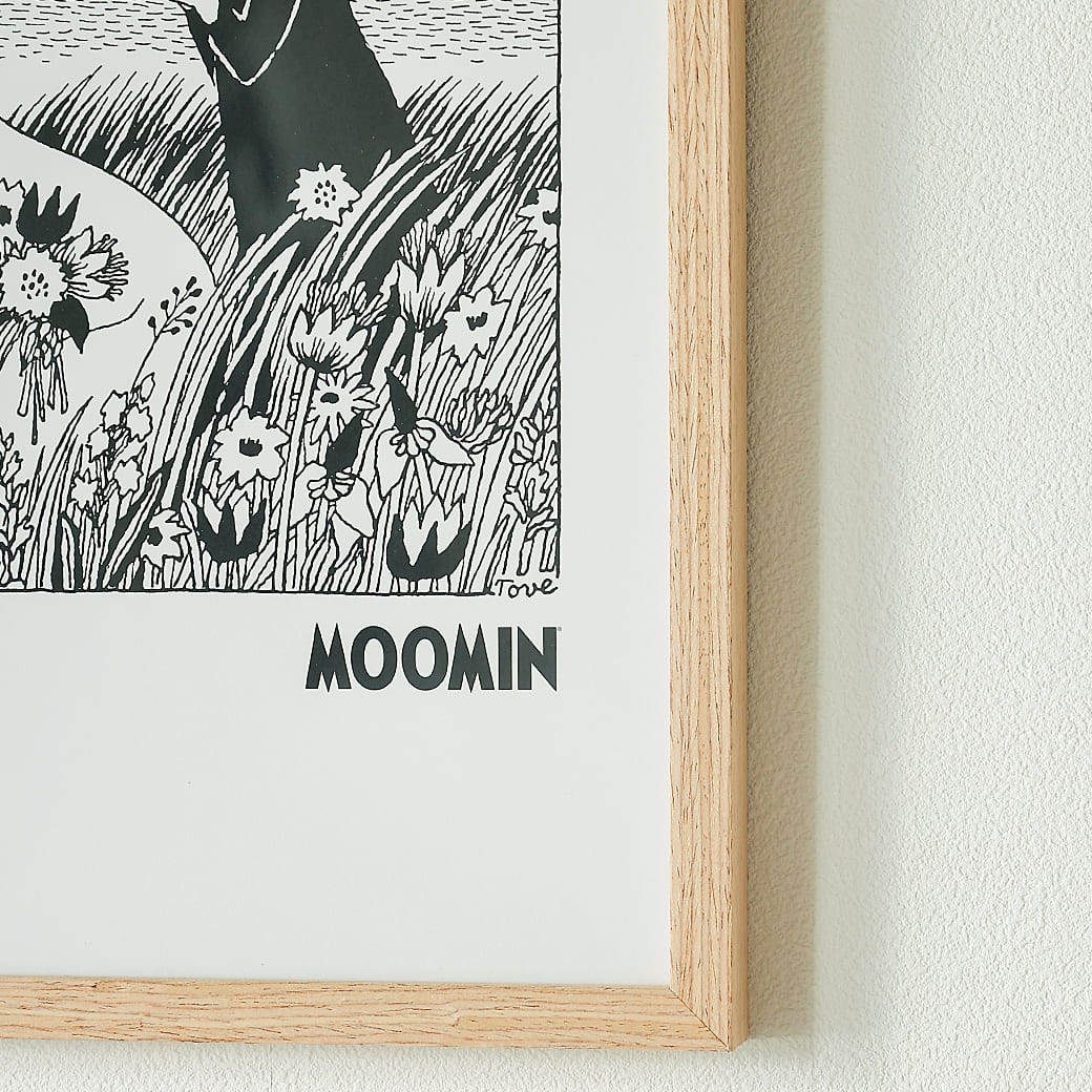 m-po46 アートポスター MOOMIN(ムーミン)Field of Flowers