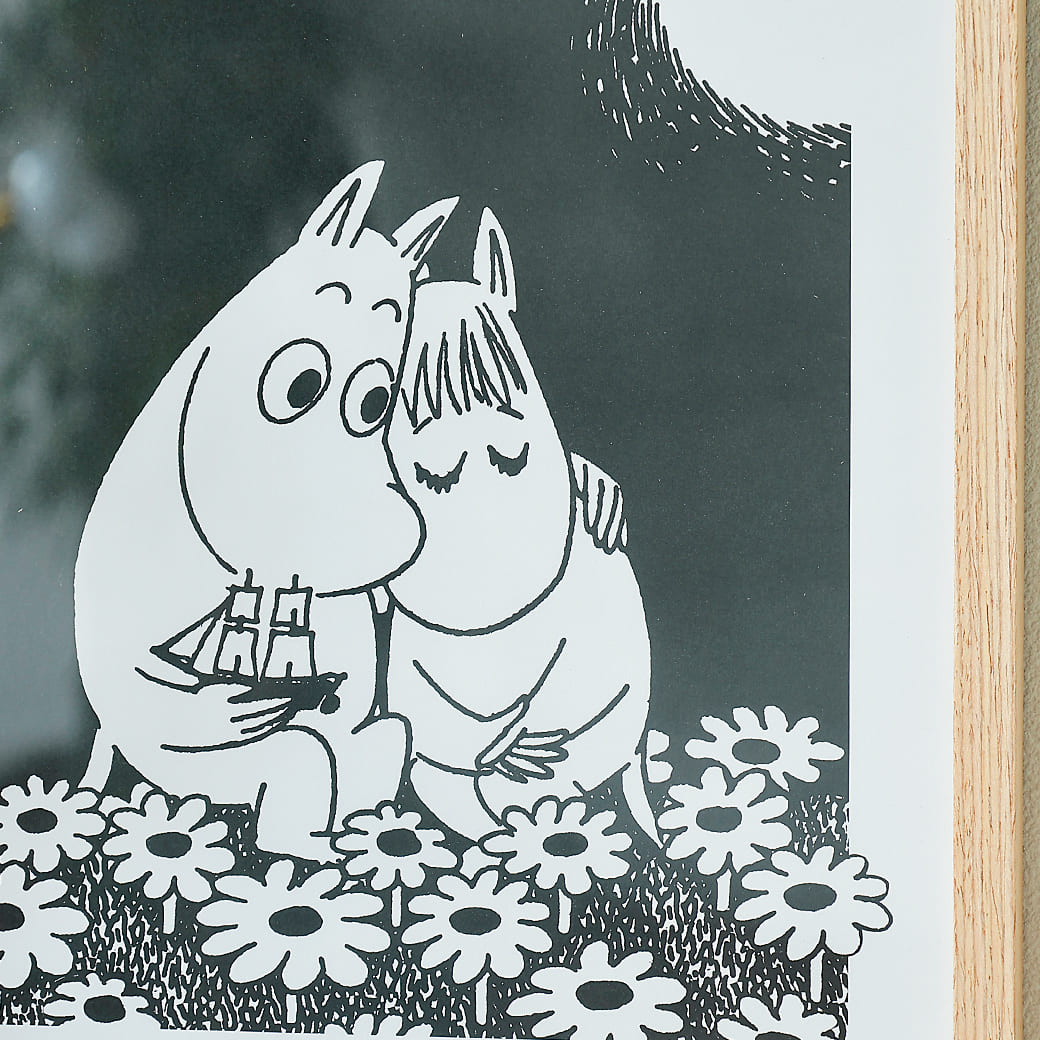 m-po45 アートポスター MOOMIN(ムーミン)in Love