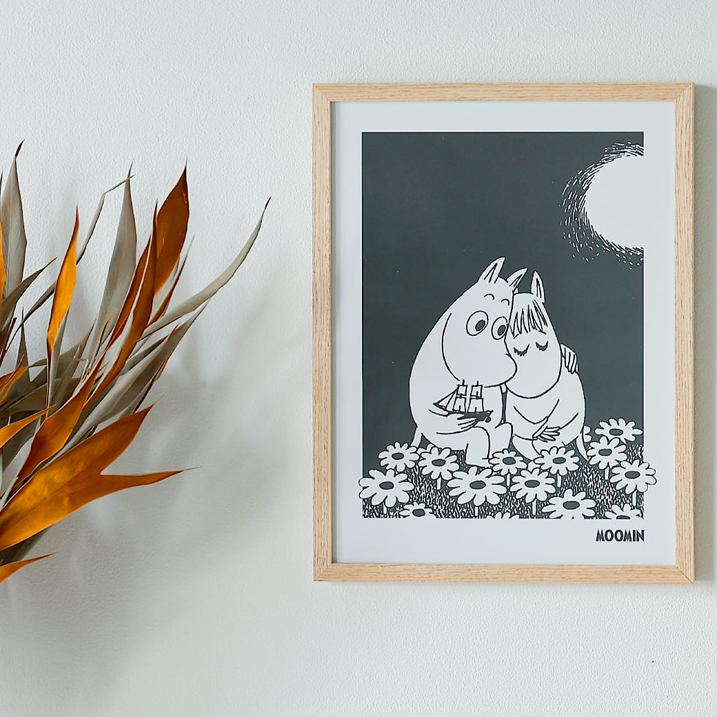 m-po45 アートポスター MOOMIN(ムーミン)in Love