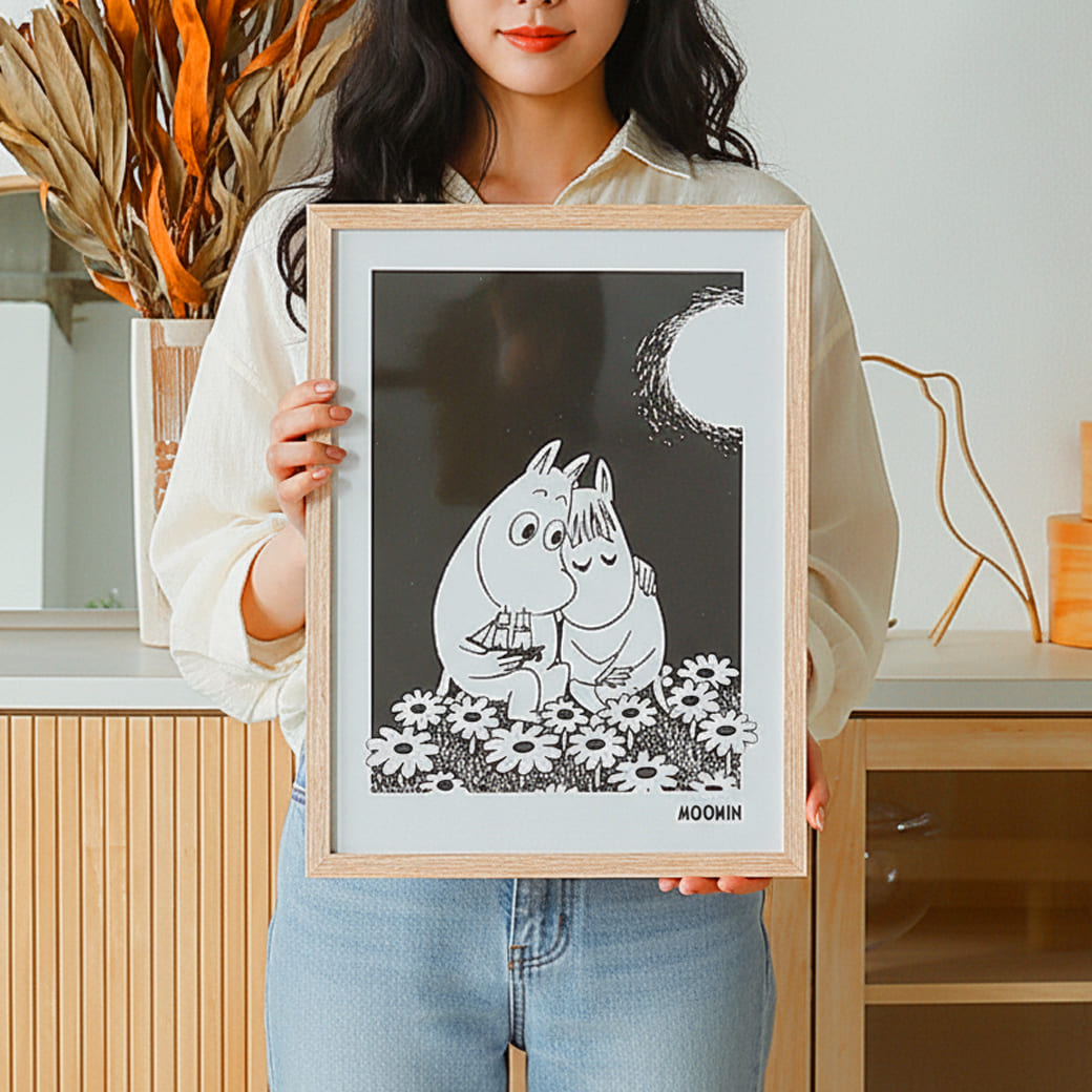 m-po45 アートポスター MOOMIN(ムーミン)in Love