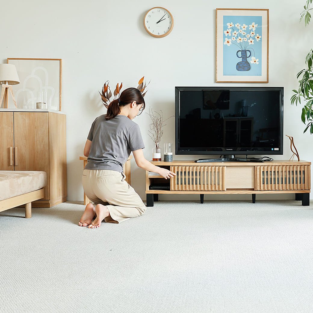 m-tv02 テレビボード ibuka(イブカ)幅150cm - miion|北欧ナチュラルモダン家具・インテリア通販 miion(ミオン)