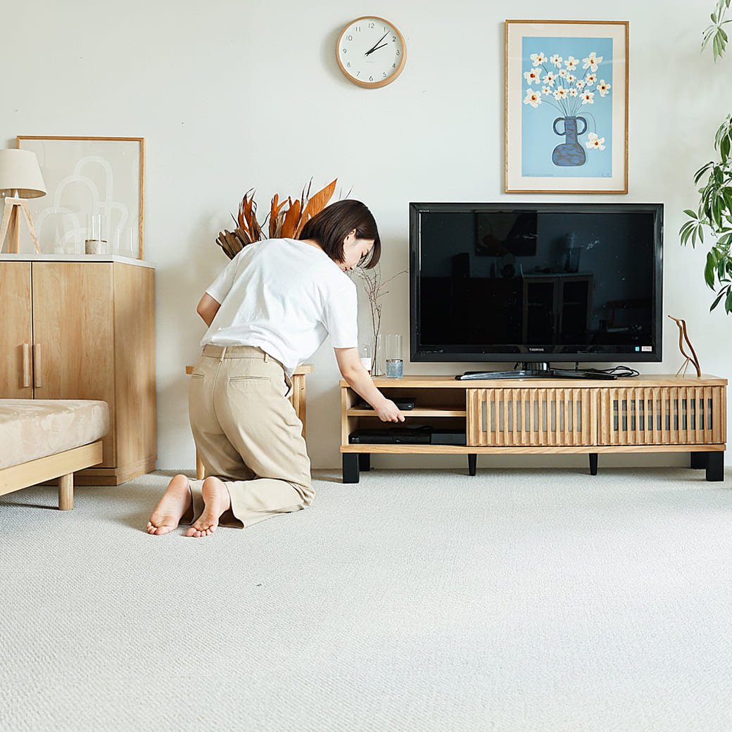 m-tv02 テレビボード ibuka(イブカ)幅150cm - miion|北欧ナチュラルモダン家具・インテリア通販 miion(ミオン)