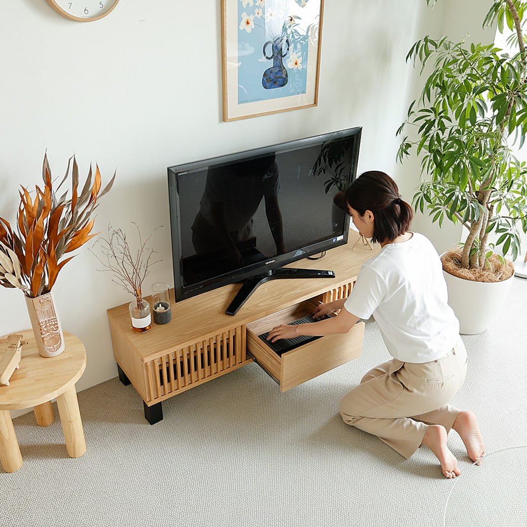 m-tv02 テレビボード ibuka(イブカ)幅150cm - miion|北欧ナチュラルモダン家具・インテリア通販 miion(ミオン)