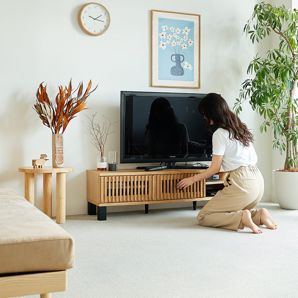 m-tv02 テレビボード ibuka(イブカ)幅150cm - miion|北欧ナチュラルモダン家具・インテリア通販 miion(ミオン)
