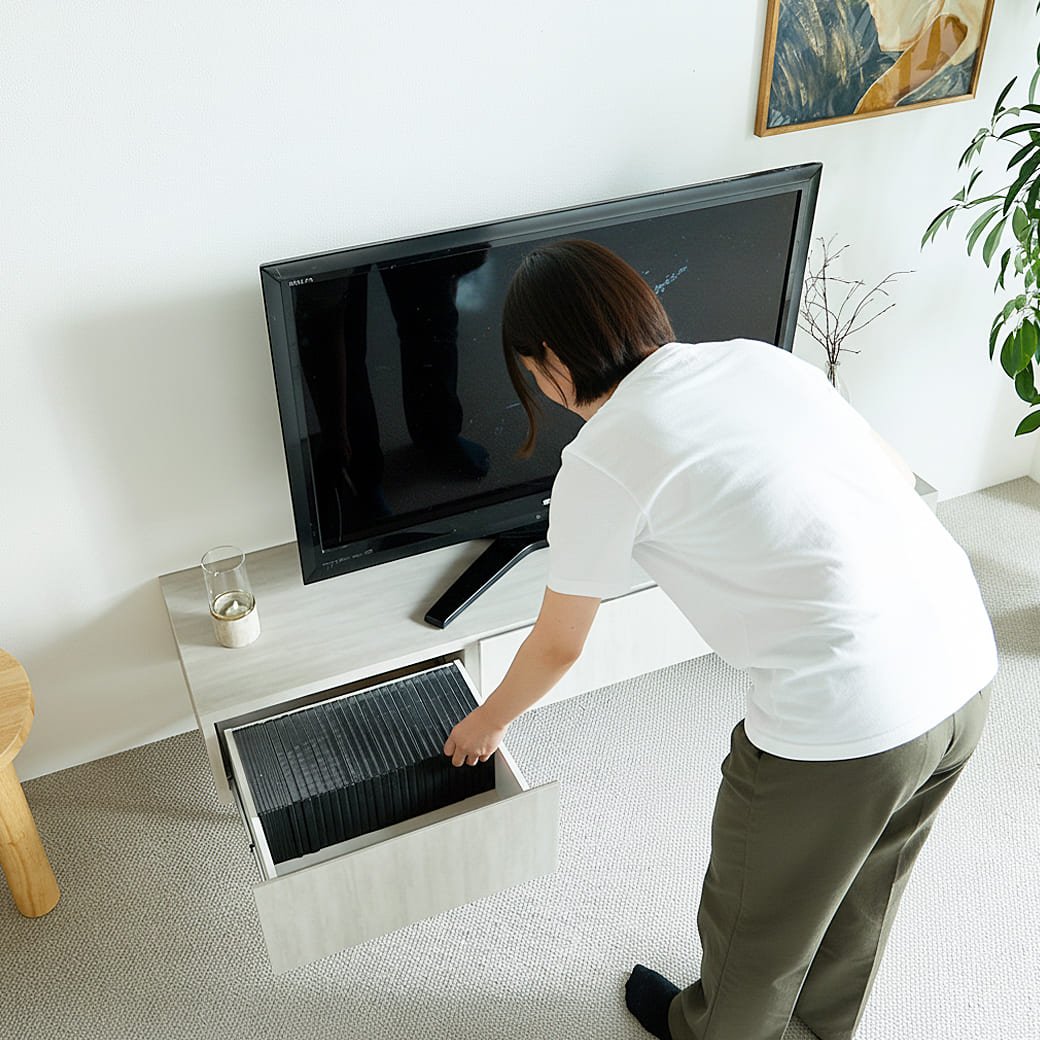 m-tv03 テレビボード Selloc(セロク)ライトグレー - miion|北欧ナチュラルモダン家具・インテリア通販 miion(ミオン)