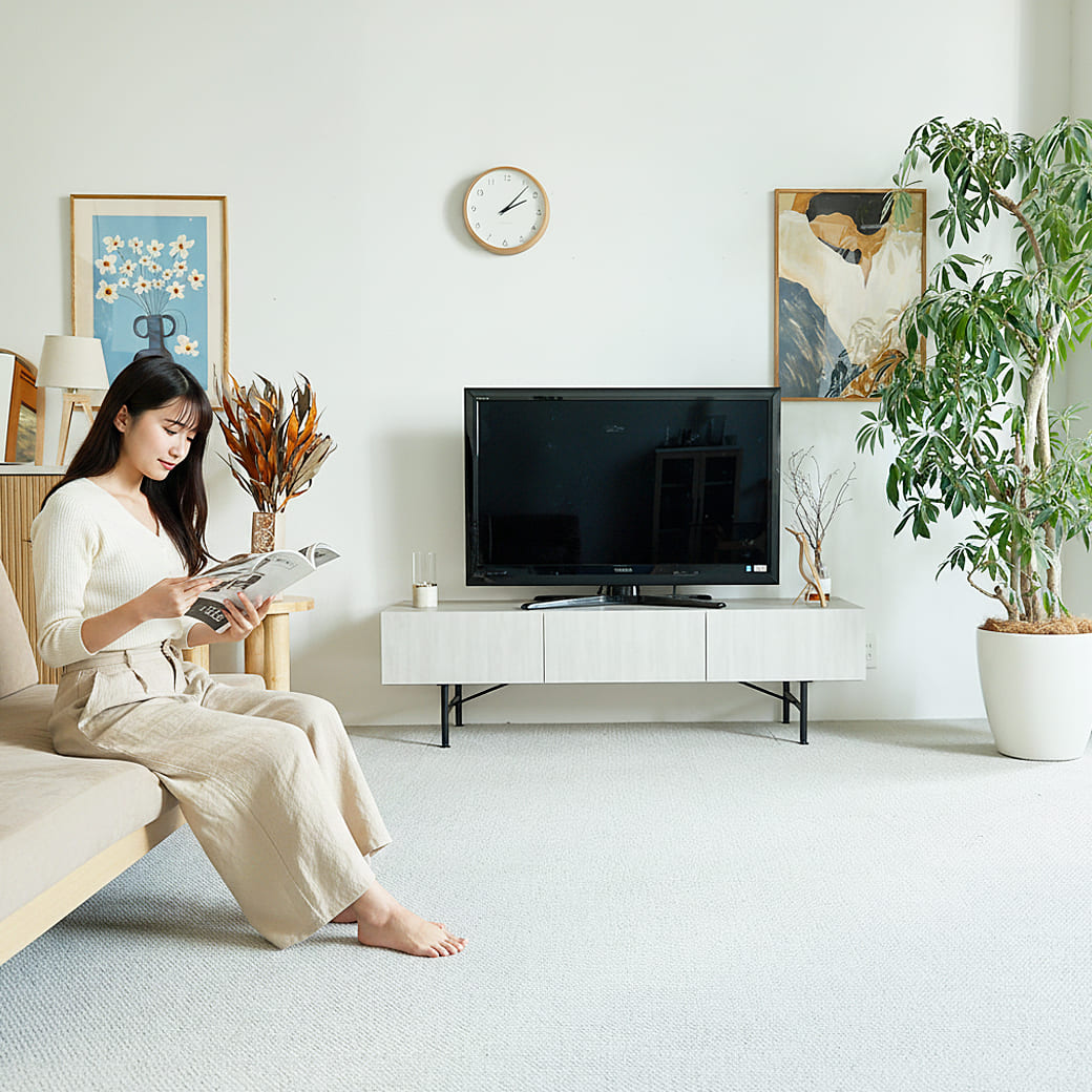 m-tv03 テレビボード Selloc(セロク)ライトグレー