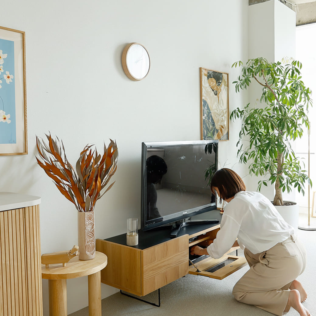 m-tv06 テレビボード Rutte(ルッテ)オークタイプ