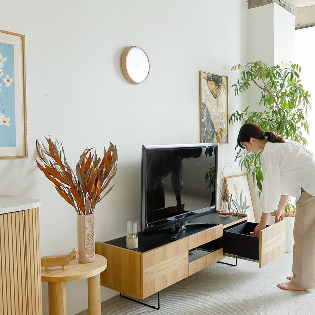 m-tv06 テレビボード Rutte(ルッテ)オークタイプ - miion|北欧ナチュラルモダン家具・インテリア通販 miion(ミオン)
