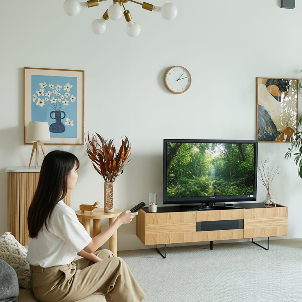 m-tv06 テレビボード Rutte(ルッテ)オークタイプ - miion|北欧ナチュラルモダン家具・インテリア通販 miion(ミオン)