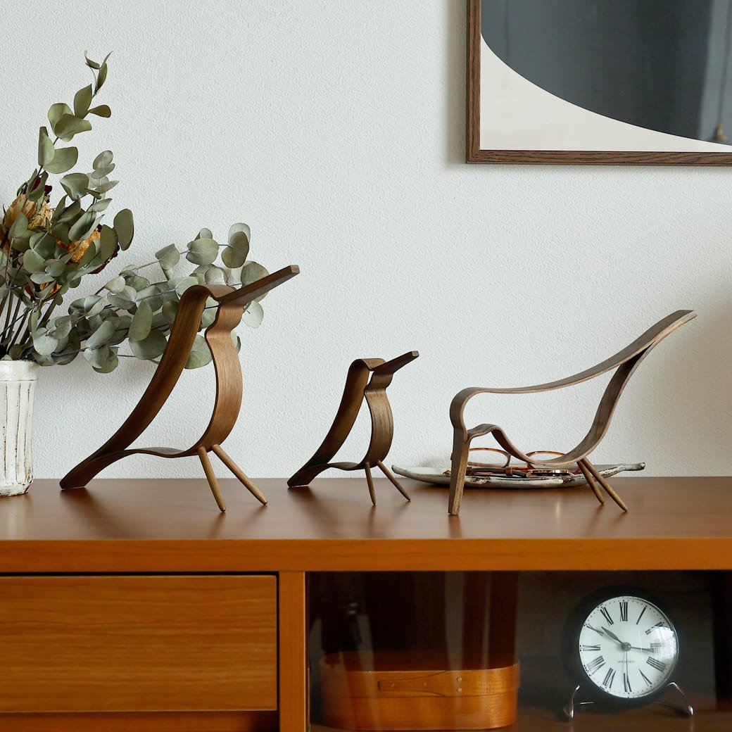 m-ob13 Cooee Design Woody Bird(ウッディバード)ダークオークカラー - miion|北欧ナチュラルモダン家具・インテリア通販 miion(ミオン)