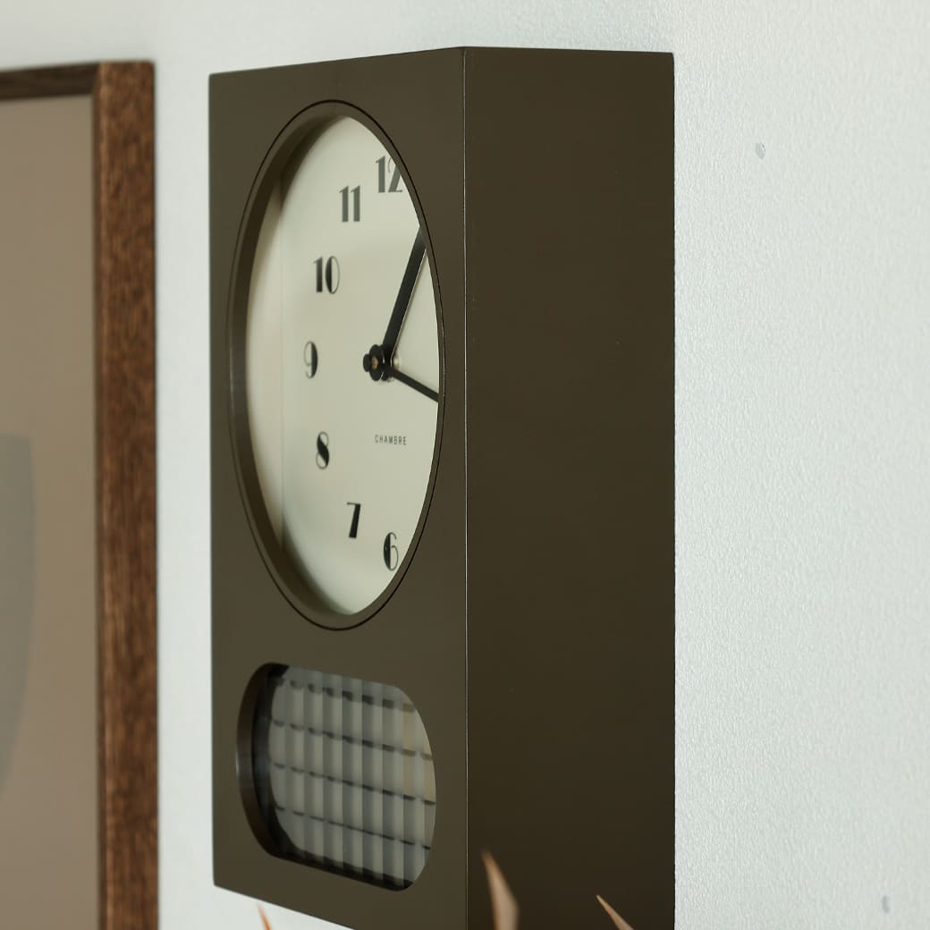 m-cl11 振り子時計 CHARME CLOCK PENDULUM BROWN