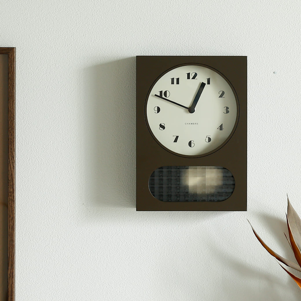 m-cl11 振り子時計 CHARME CLOCK PENDULUM BROWN