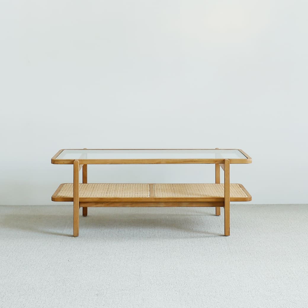 m-st10 ガラスセンターテーブル Kalm(カルム) - miion|北欧ナチュラルモダン家具・インテリア通販 miion(ミオン)