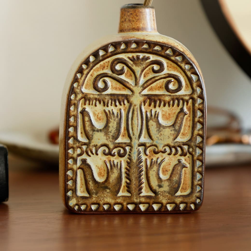 m-fv01 フラワーベース かしわ窯 Vase Bird Bell Shape - miion|北欧ナチュラルモダン家具・インテリア通販 miion(ミオン)