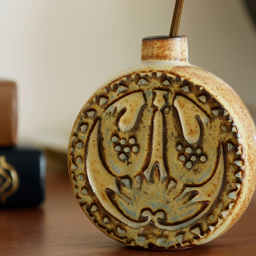 m-fv02 フラワーベース かしわ窯 Vase Bird Round - miion|北欧ナチュラルモダン家具・インテリア通販 miion(ミオン)