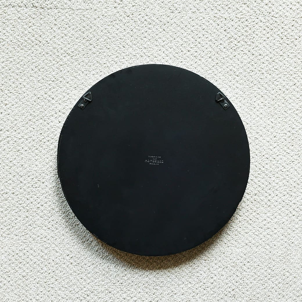 m-mr02 シェーカーミラー Plat(プラット)ラウンドタイプ Mサイズ ブラック - miion|北欧ナチュラルモダン家具・インテリア通販 miion(ミオン)
