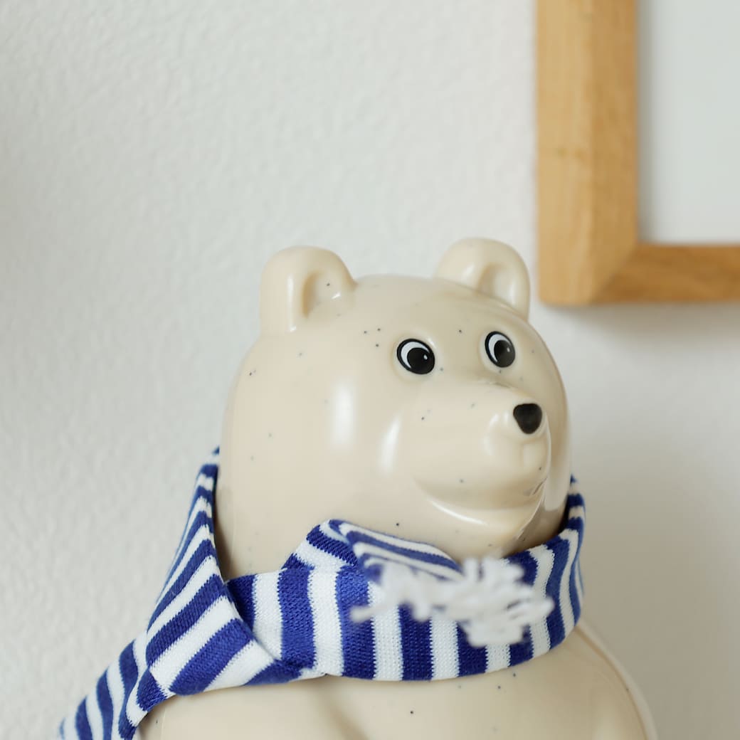 m-ob11 PLASTEP Polar Bear Money Box(白くま貯金箱)