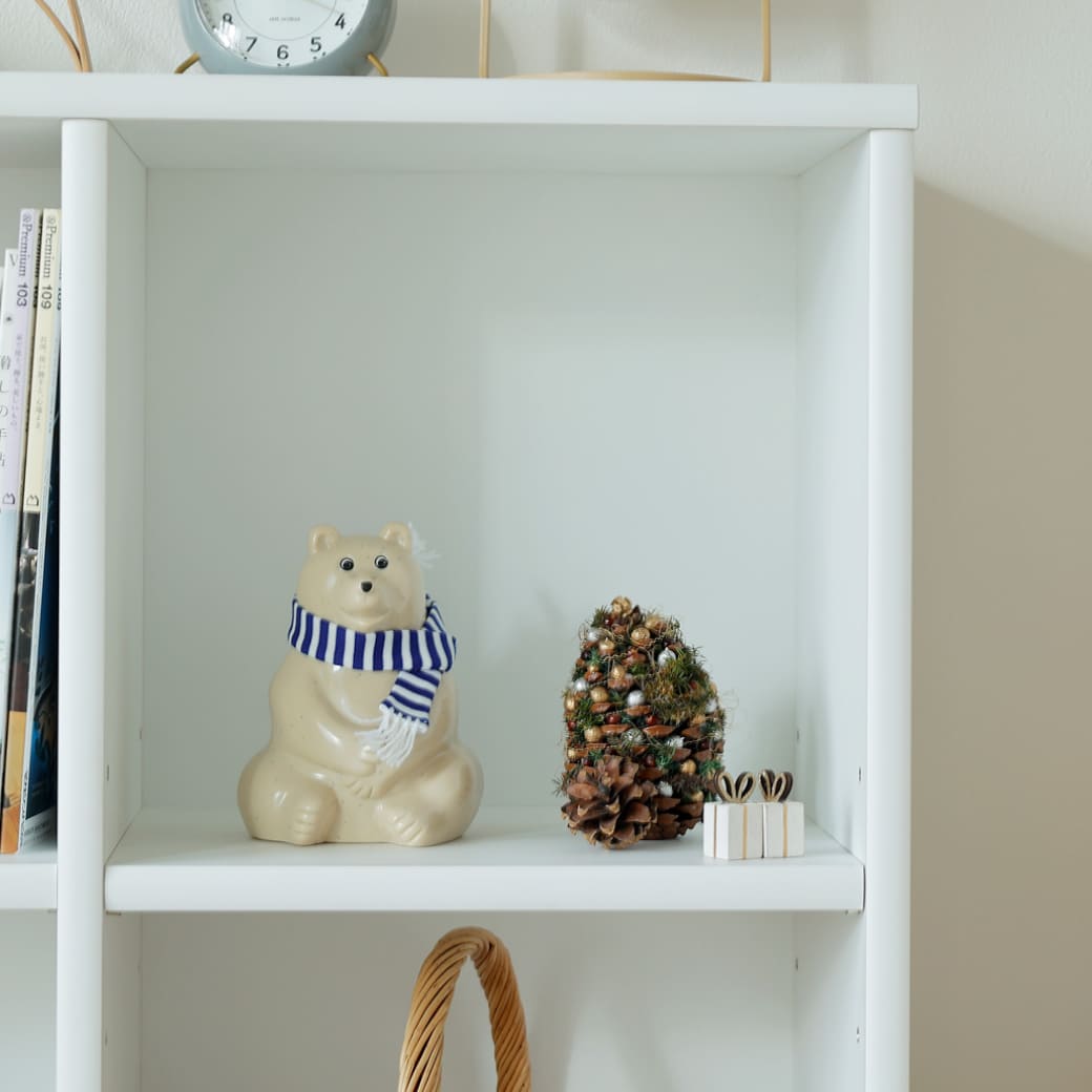 m-ob11 PLASTEP Polar Bear Money Box(白くま貯金箱)