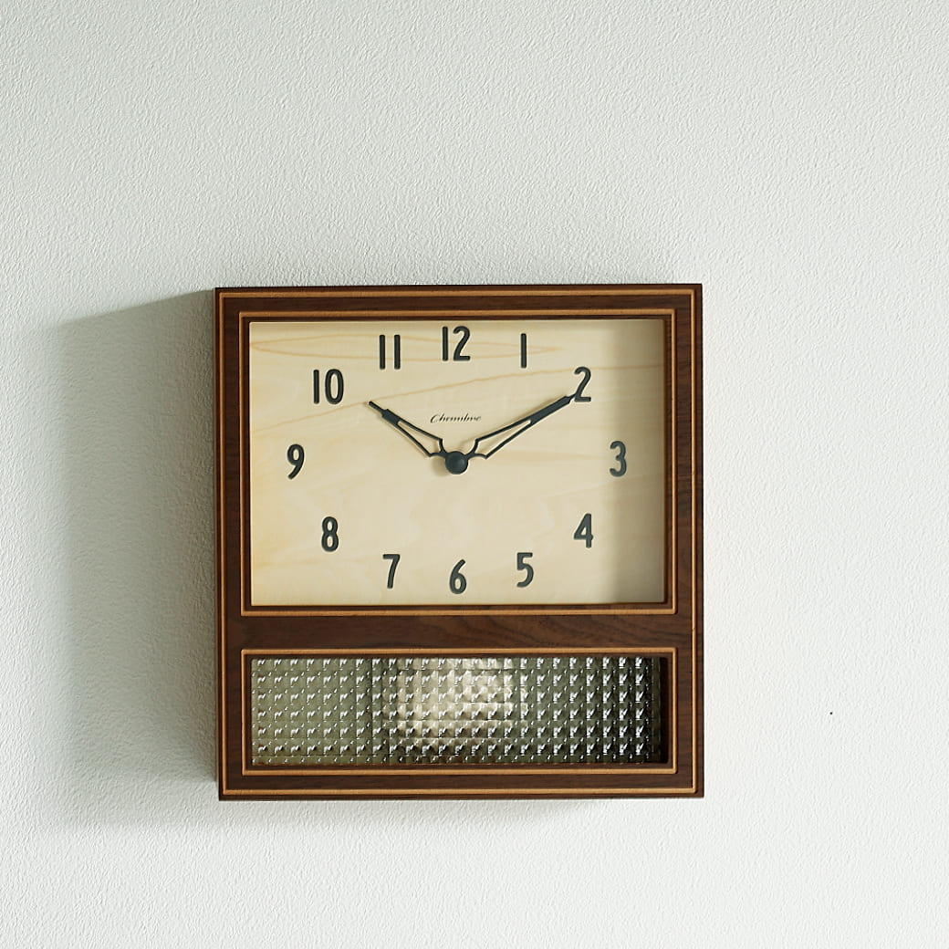 m - cl08 振り子時計 COURT PENDULUM CLOCK WALNUT - miion|北欧ナチュラルモダン家具・インテリア通販 miion(ミオン)