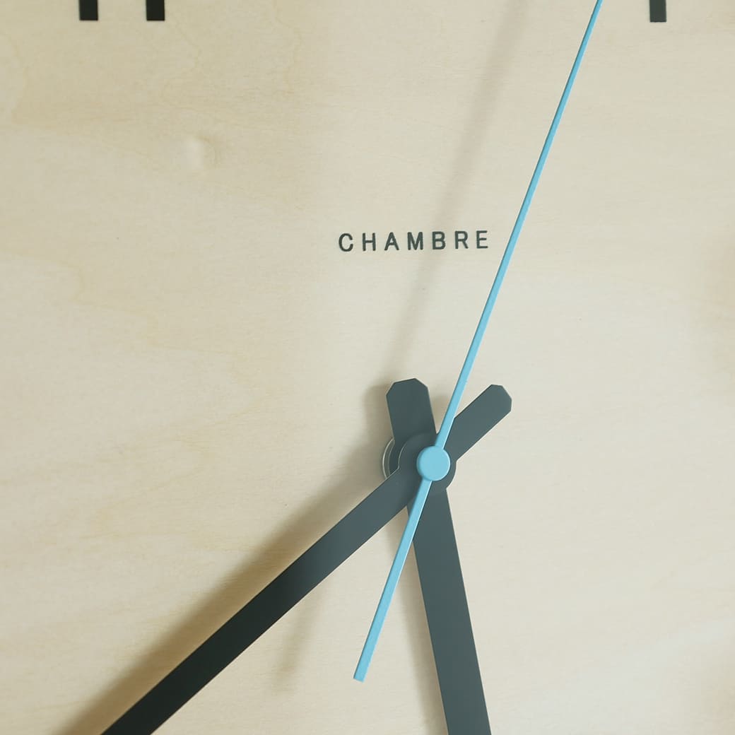 m-cl05 電波時計 DROP CLOCK GRAY