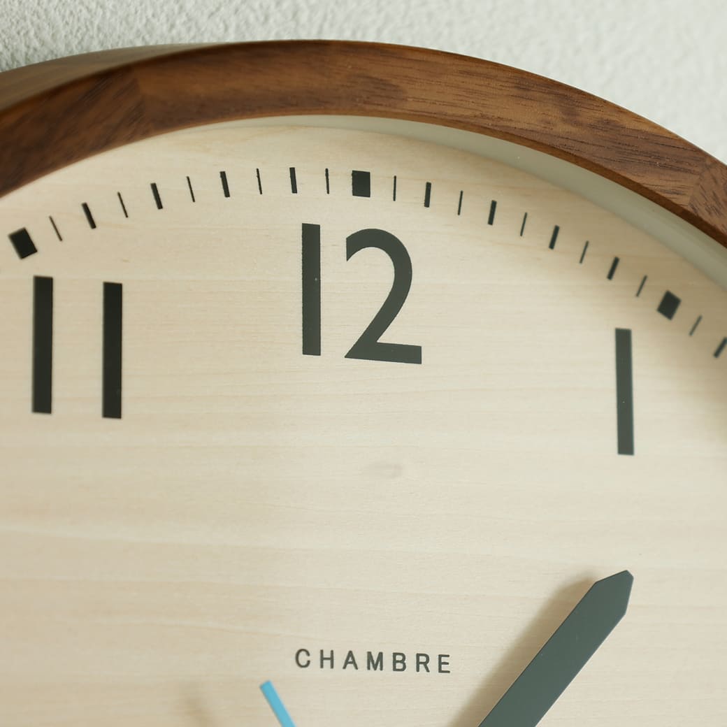 m-cl05 電波時計 DROP CLOCK WALNUT