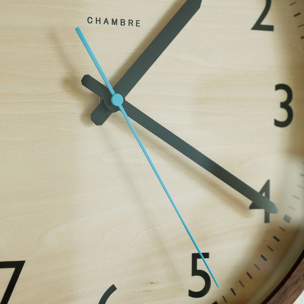 m-cl05 電波時計 DROP CLOCK WALNUT