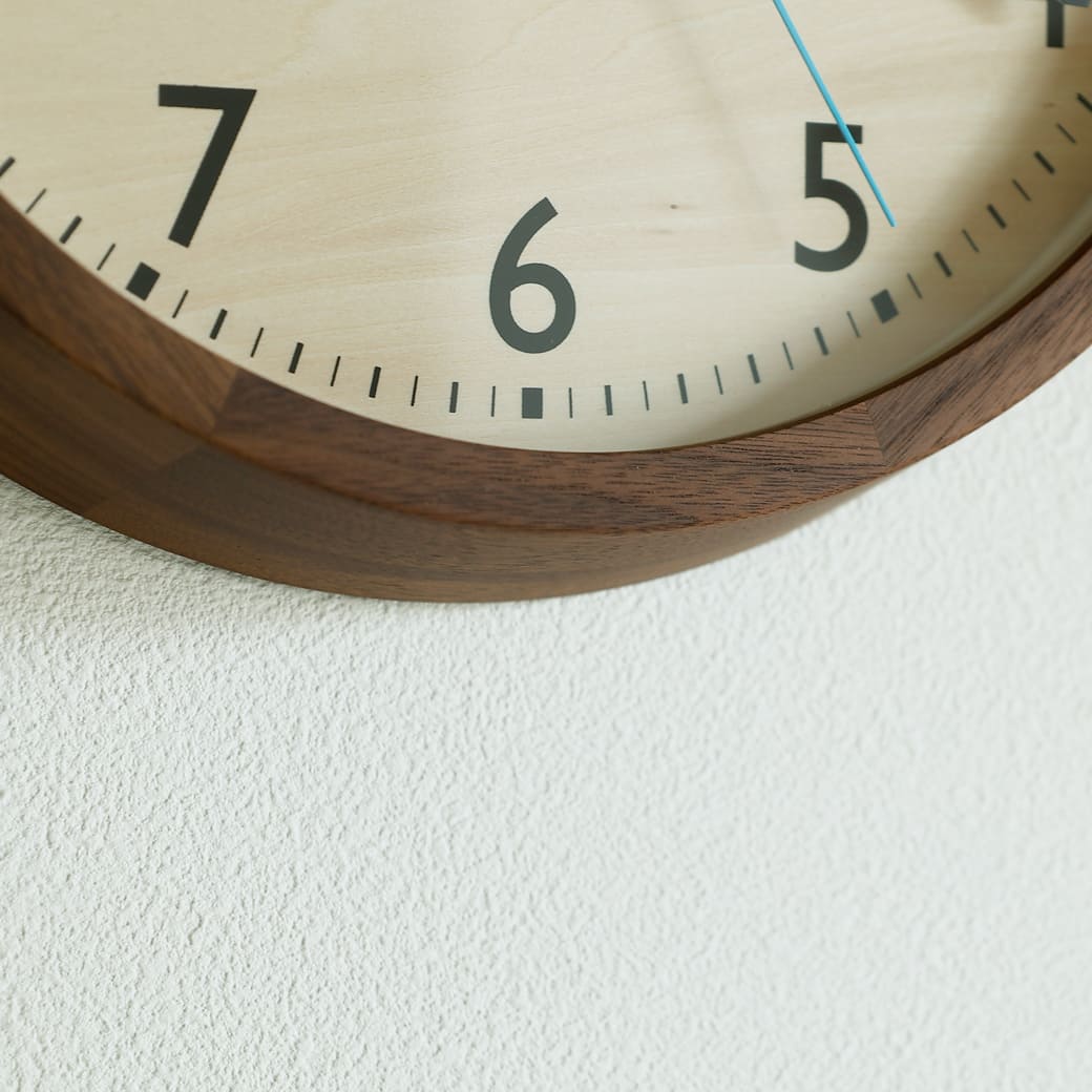 m - cl05 電波時計 DROP CLOCK WALNUT - miion|北欧ナチュラルモダン家具・インテリア通販 miion(ミオン)