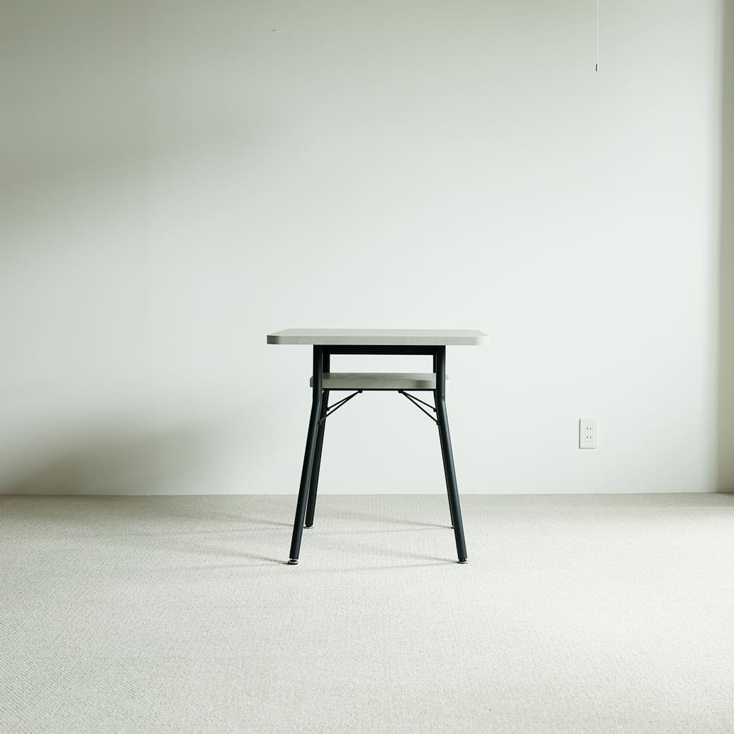 m-dt12 カフェグテーブル mild(ミルド) ストーングレー