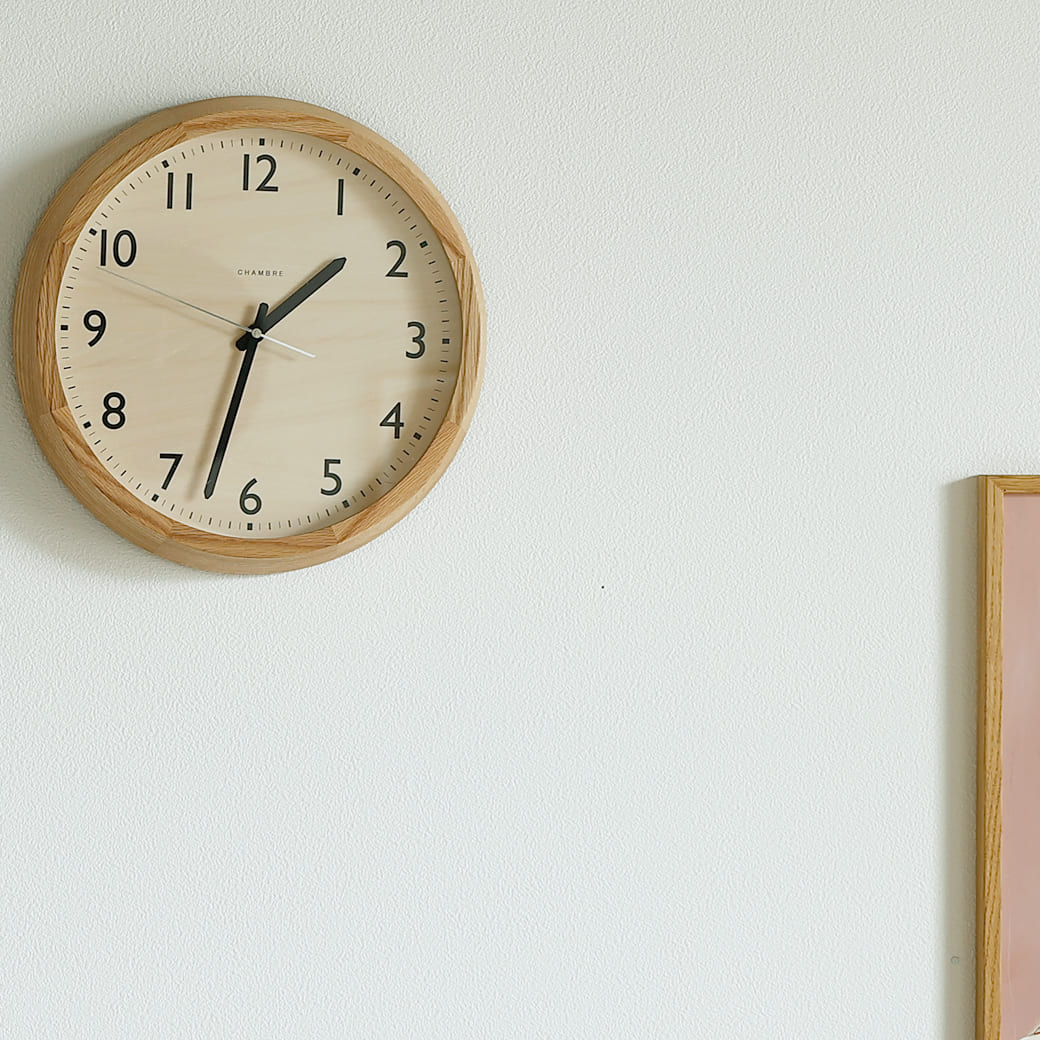 m-cl05 電波時計 DROP CLOCK OAK