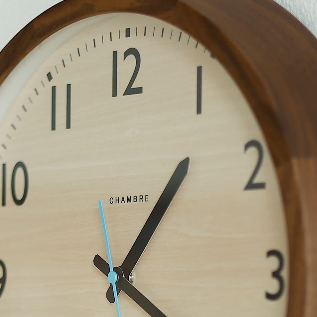 m-cl05 電波時計 DROP CLOCK WALNUT