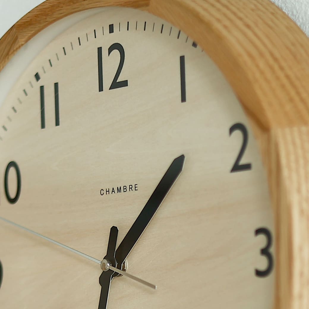 m - cl05 電波時計 DROP CLOCK OAK - miion|北欧ナチュラルモダン家具・インテリア通販 miion(ミオン)