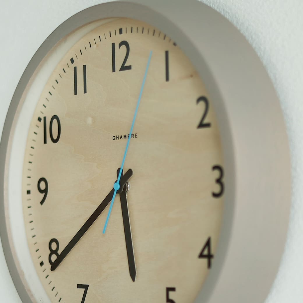 m-cl05 電波時計 DROP CLOCK GRAY