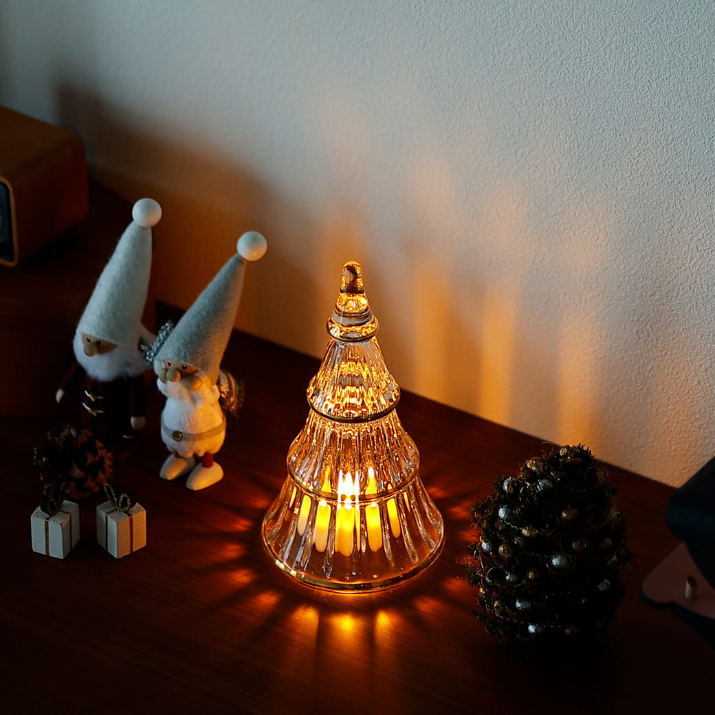m-ob12 HOLMEGAARD ガラスクリスマスツリー