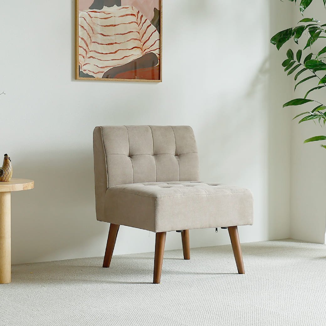 m - sf01 1人掛けソファ mild(ミルド) サンドベージュ - miion|北欧ナチュラルモダン家具・インテリア通販 miion(ミオン)