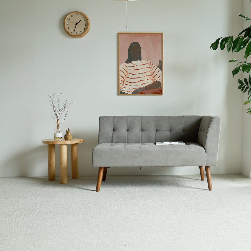 m - sf03 カウチソファ mild(ミルド) グレー - miion|北欧ナチュラルモダン家具・インテリア通販 miion(ミオン)