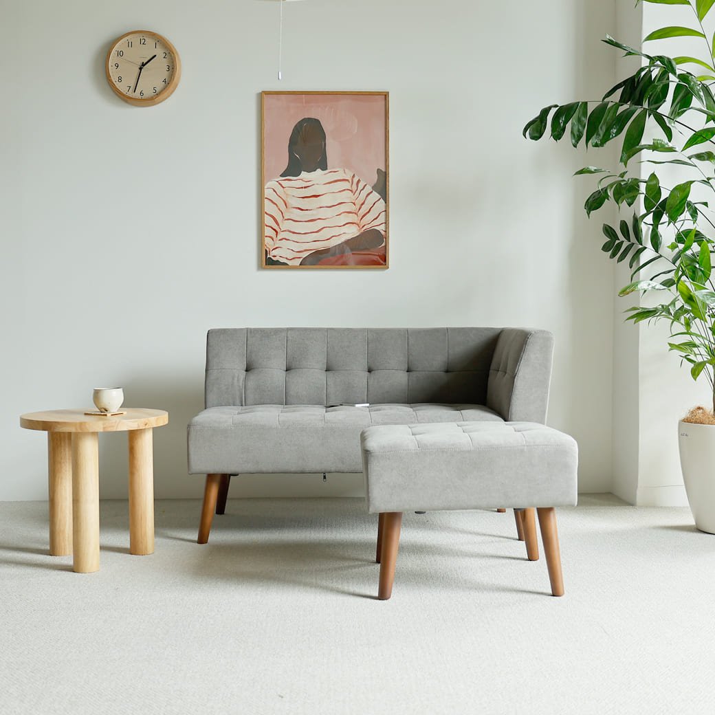 m - sf04 オットマン mild(ミルド) グレー - miion|北欧ナチュラルモダン家具・インテリア通販 miion(ミオン)