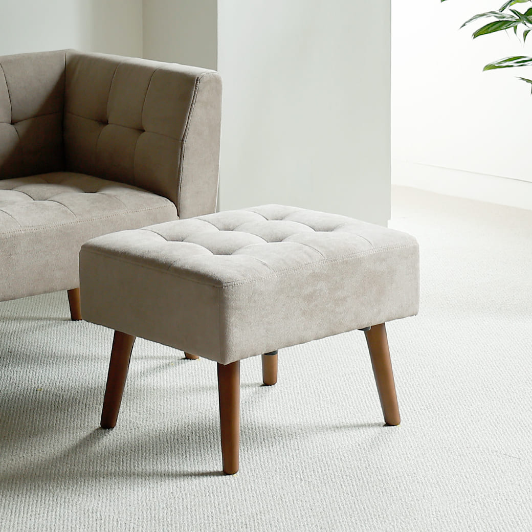 m - sf04 オットマン mild(ミルド) サンドベージュ - miion|北欧ナチュラルモダン家具・インテリア通販 miion(ミオン)