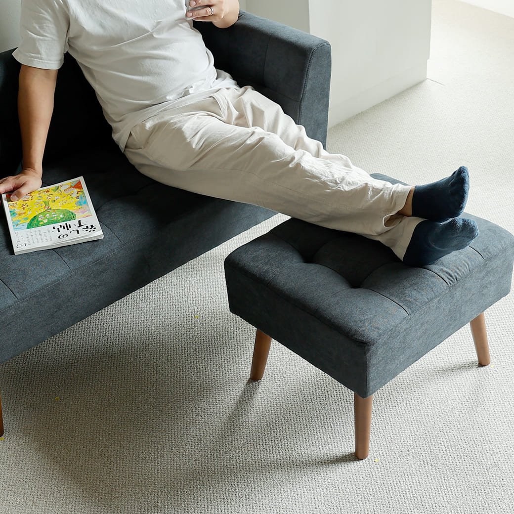 m - sf04 オットマン mild(ミルド) ディープブルー - miion|北欧ナチュラルモダン家具・インテリア通販 miion(ミオン)