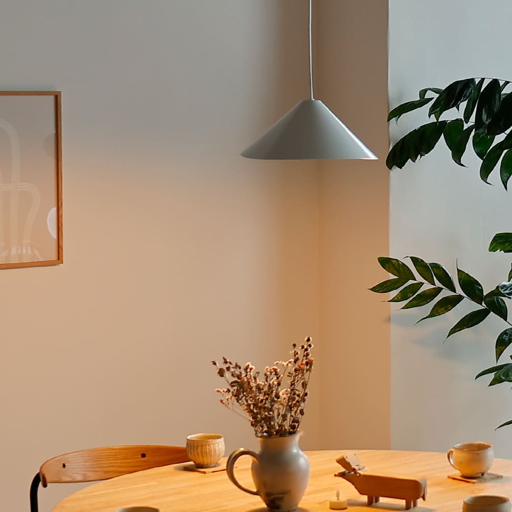 m-pl06 ペンダントライト waft (ワフト)グレ―