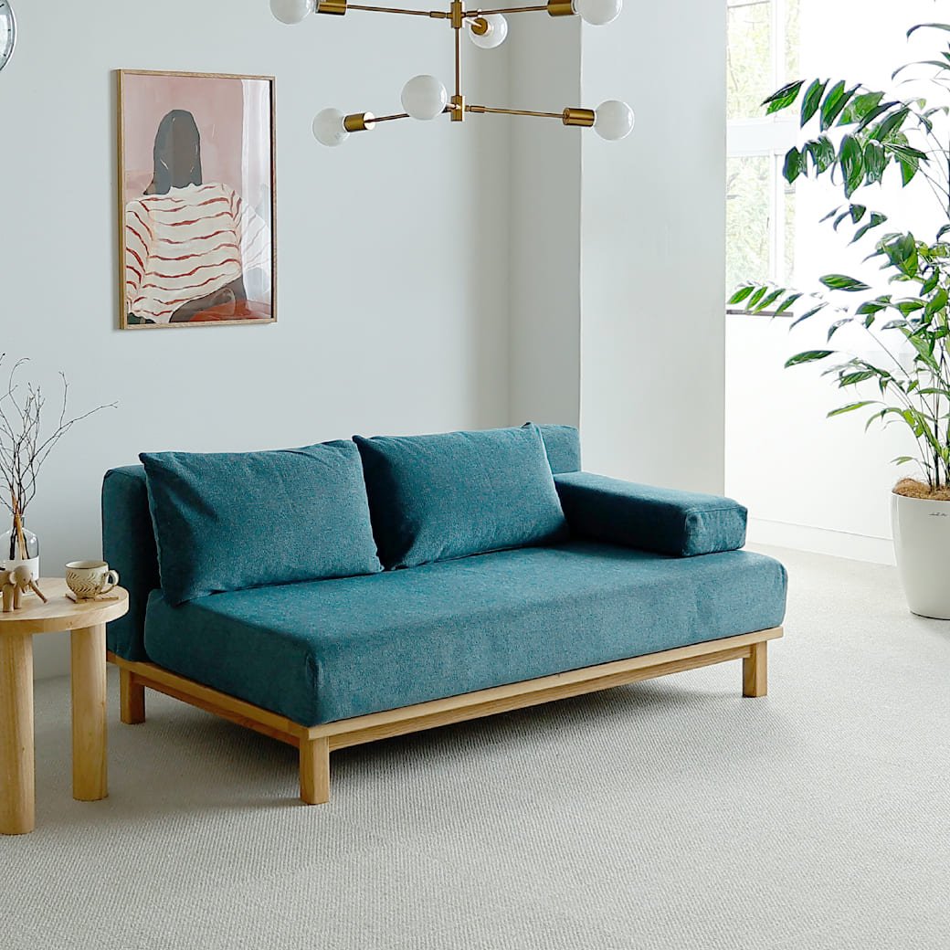 m - sf07 SIEVE rect unit sofa ワイドタイプ ライトブラウン - miion|北欧ナチュラルモダン家具・インテリア通販 miion(ミオン)
