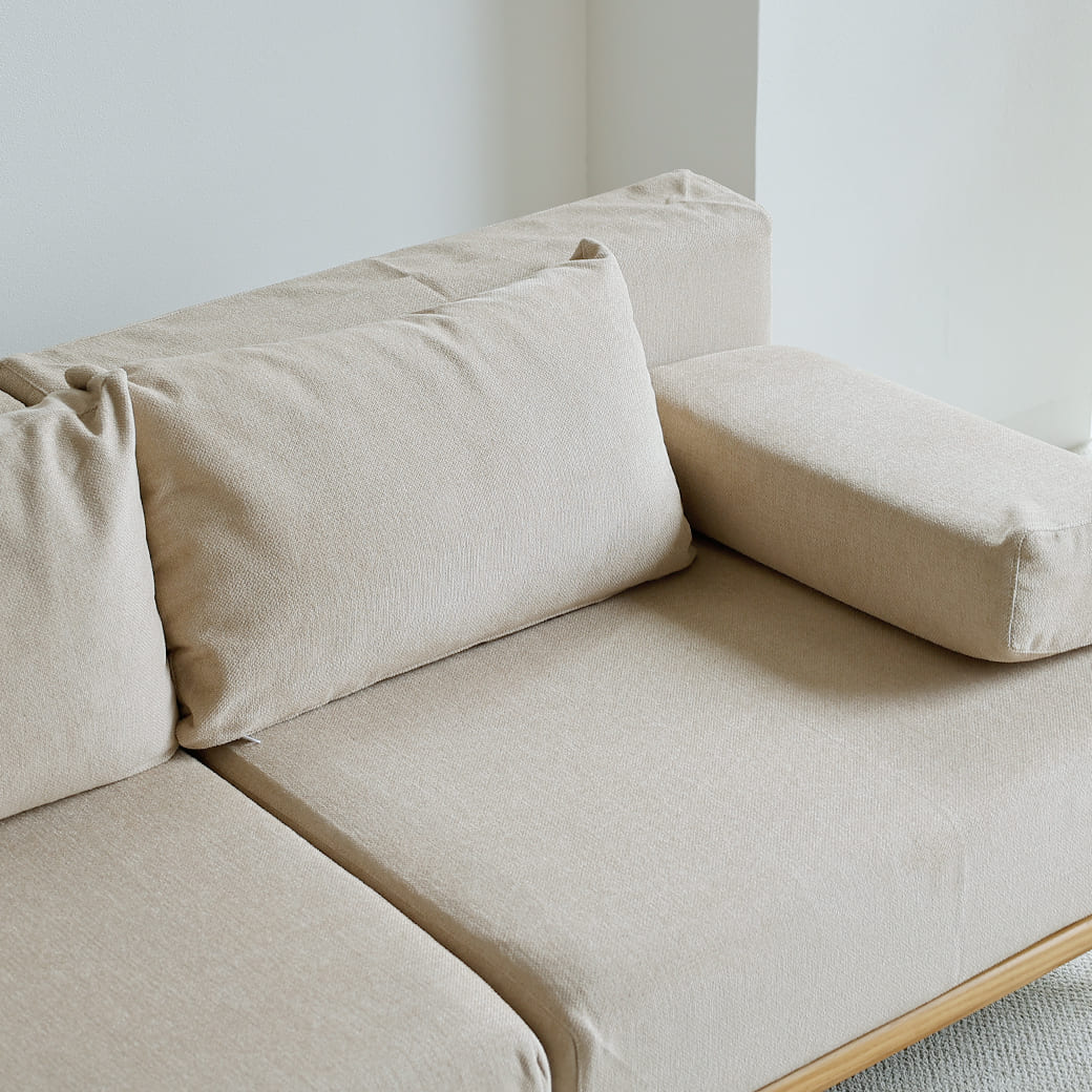 m - sf11 SIEVE rect unit sofa 3人掛けセット ライトブラウン - miion|北欧ナチュラルモダン家具・インテリア通販 miion(ミオン)