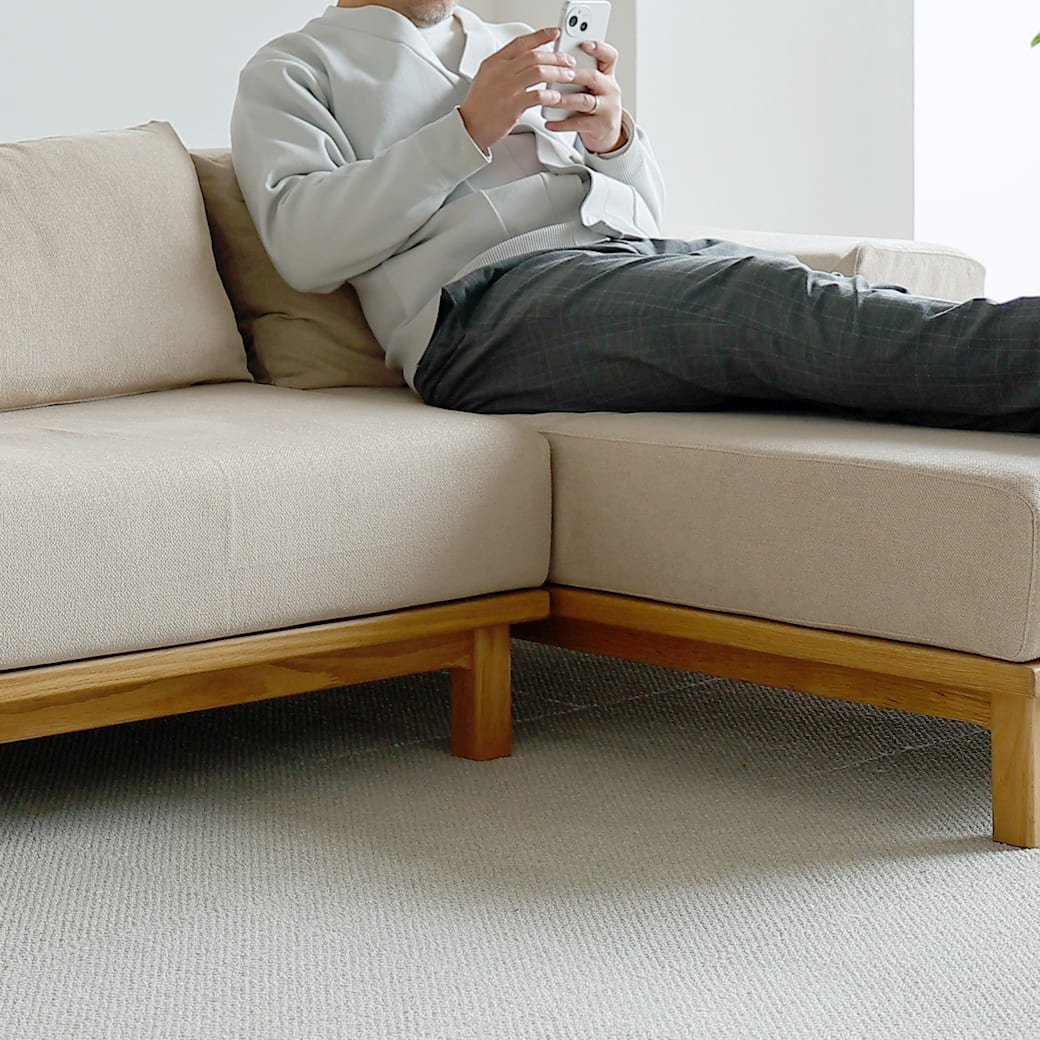m - sf12 SIEVE rect unit sofa 専用替えカバー - miion|北欧ナチュラルモダン家具・インテリア通販 miion(ミオン)
