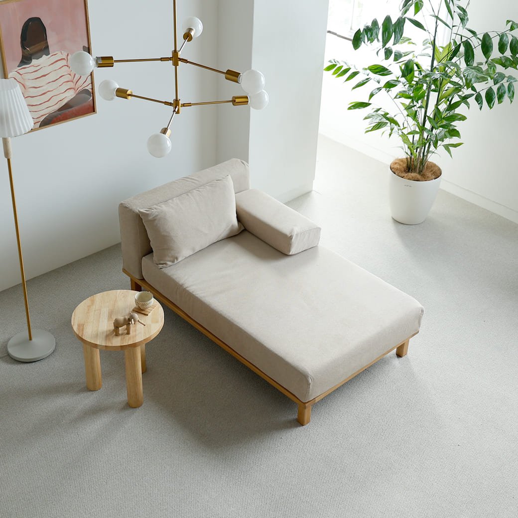 m - sf08 SIEVE rect unit sofa ロングタイプ ライトブラウン - miion|北欧ナチュラルモダン家具・インテリア通販 miion(ミオン)