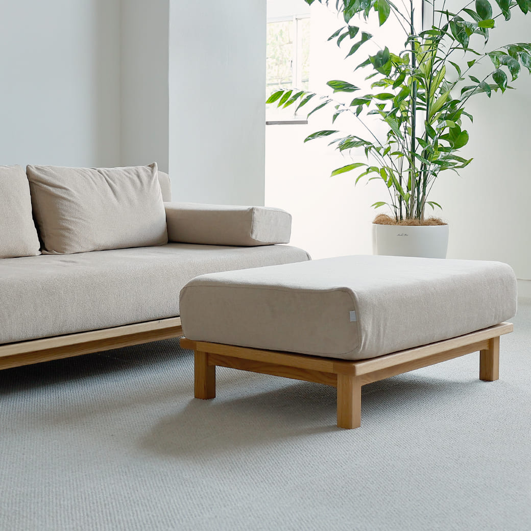 m-sf05 SIEVE rect unit sofa オットマンタイプ ブルー