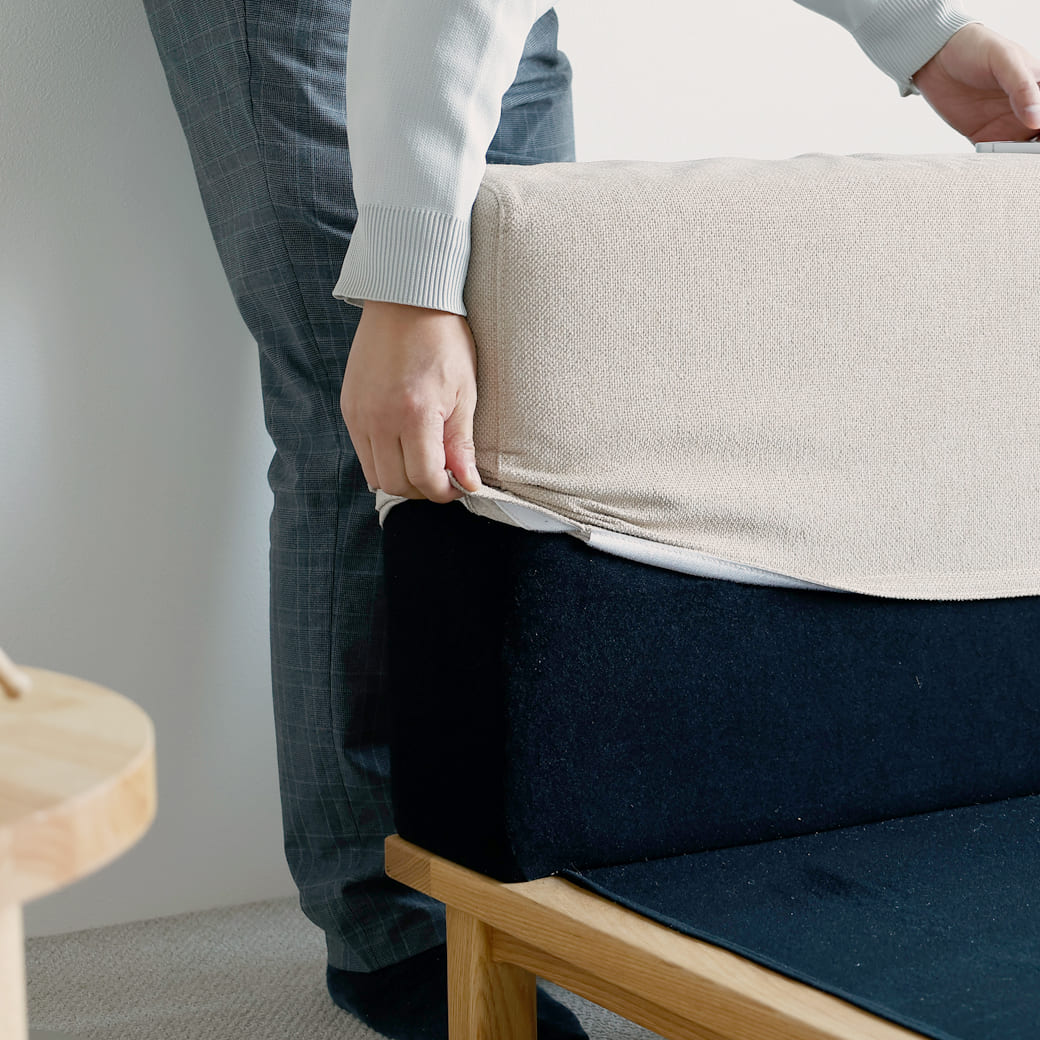 m - sf12 SIEVE rect unit sofa 専用替えカバー - miion|北欧ナチュラルモダン家具・インテリア通販 miion(ミオン)