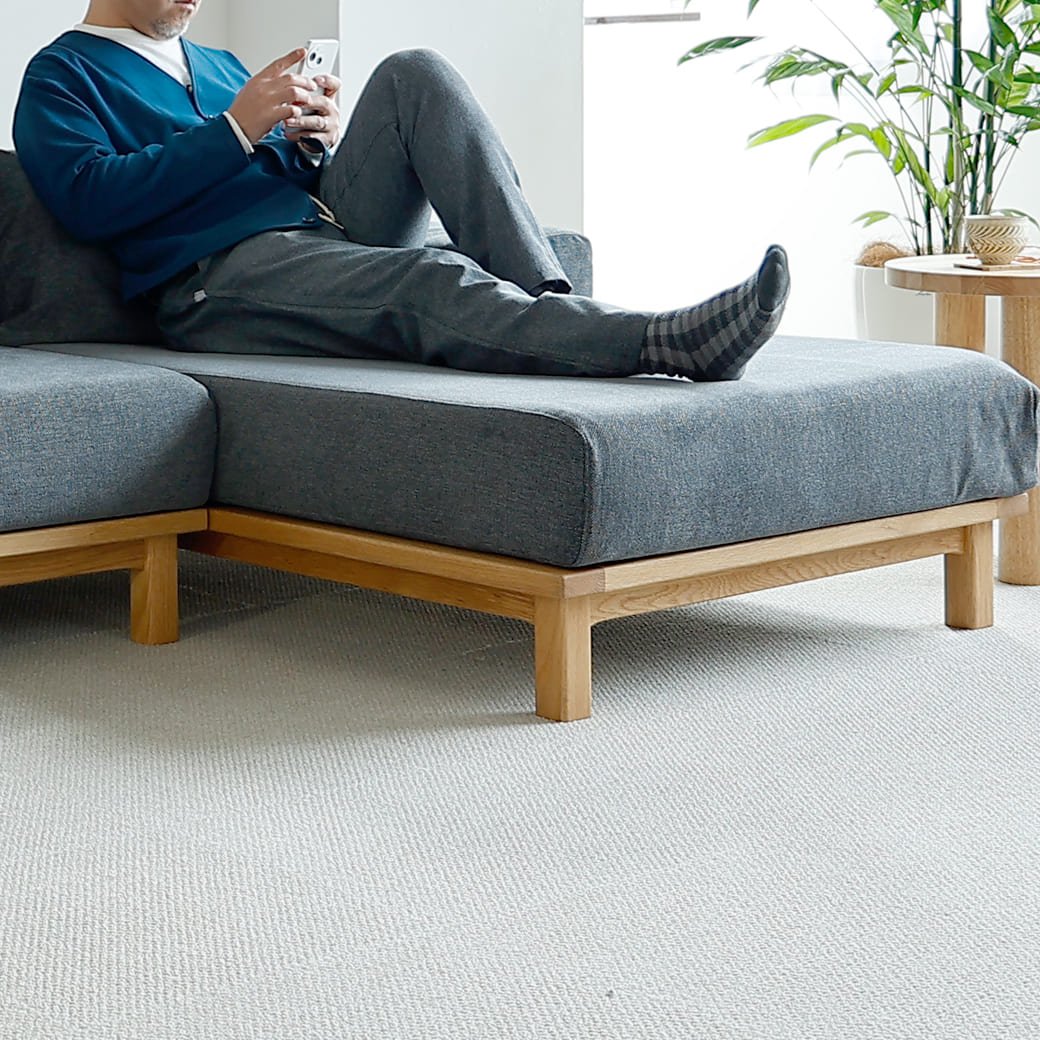 m - sf09 SIEVE rect unit sofa カウチセットAタイプ ライトブラウン - miion|北欧ナチュラルモダン家具・インテリア通販 miion(ミオン)
