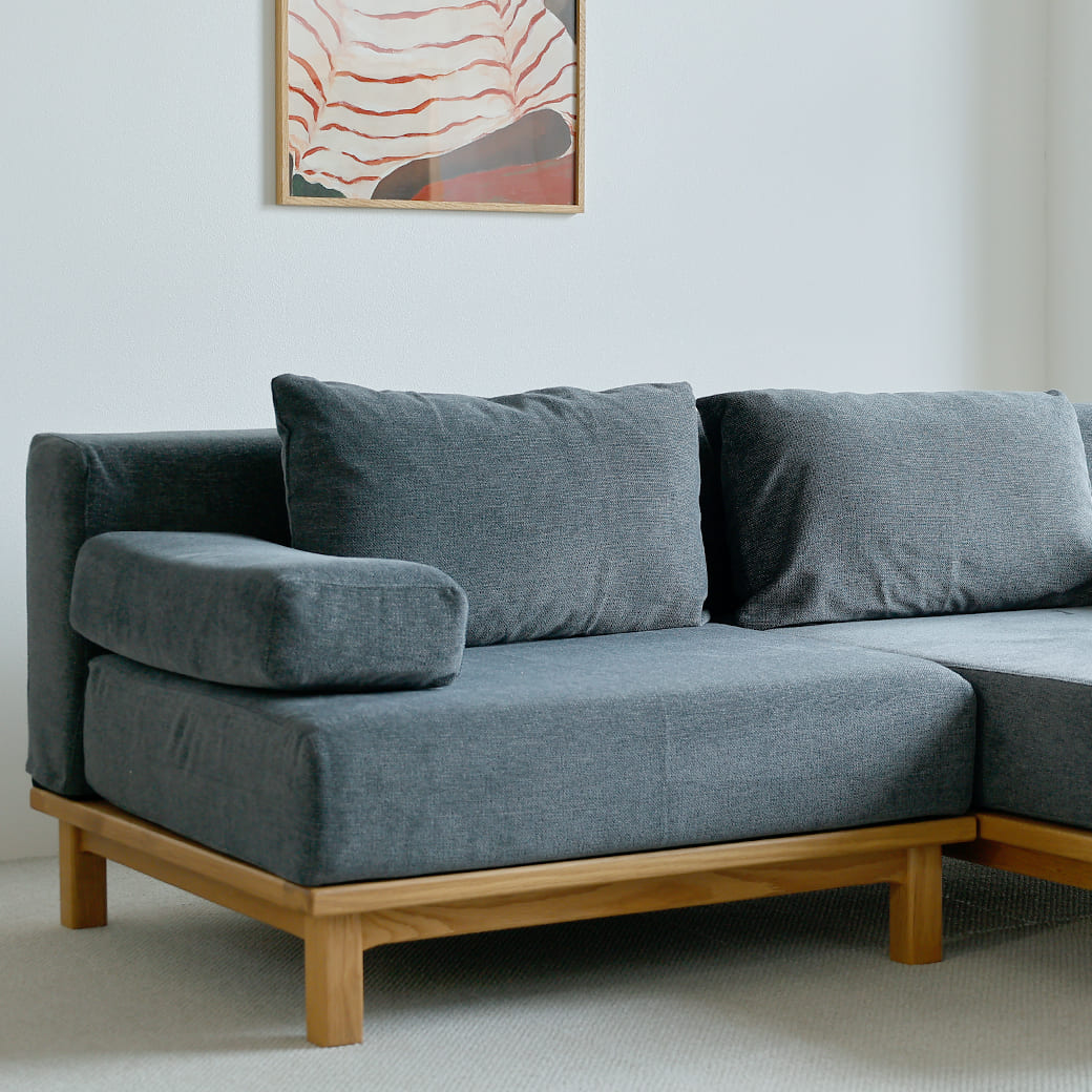 m-sf10 SIEVE rect unit sofa カウチセットBタイプ ブルー