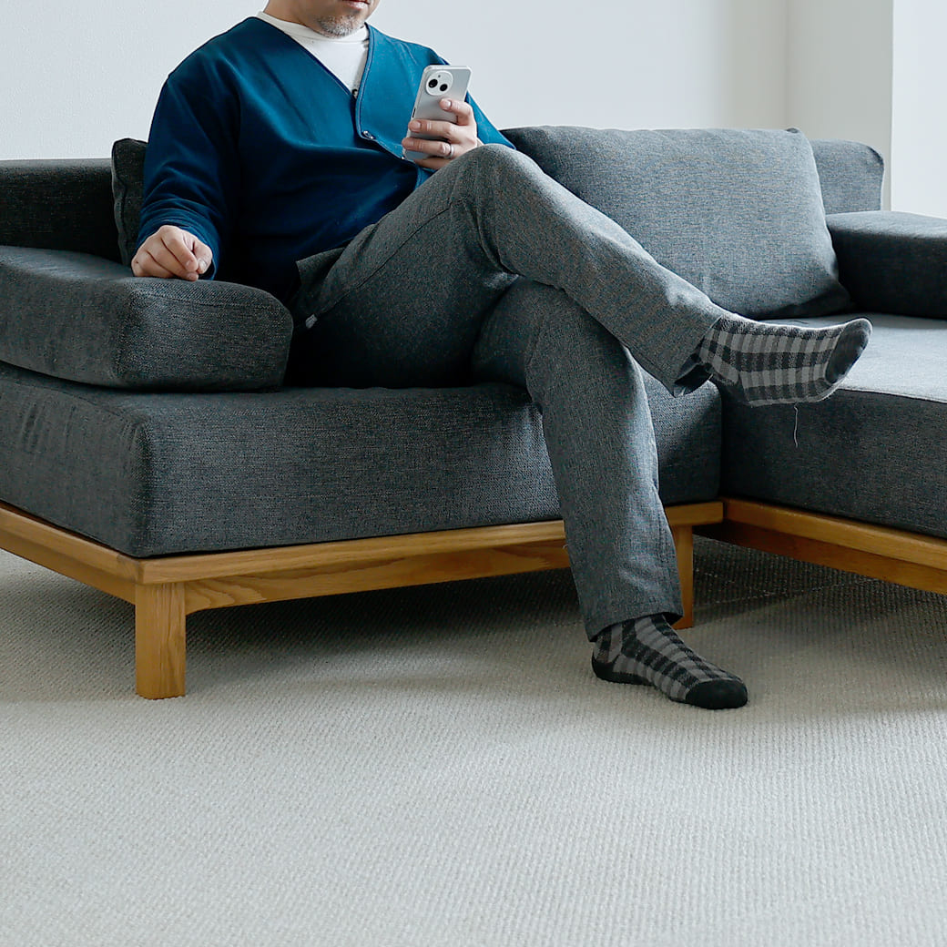 m-sf10 SIEVE rect unit sofa カウチセットBタイプ ブルー