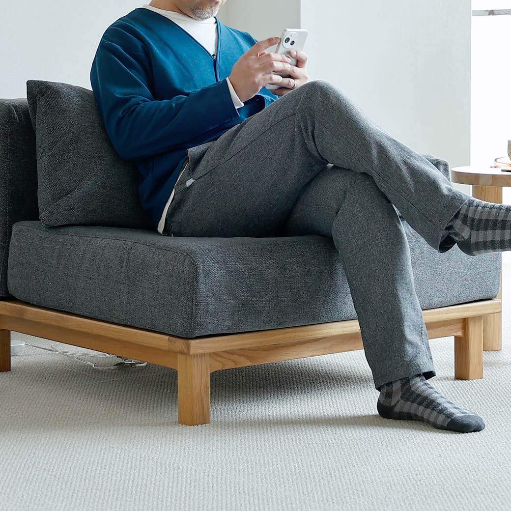 m-sf06 SIEVE rect unit sofa 1人掛けタイプ ベージュ